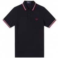 Fred Perry  SLIM FIT TWIN TIPPED | Textil Polo Hombre