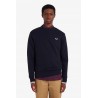 Fred Perry M7535 Azul Marino | Sudadera Cuello Redondo Hombre