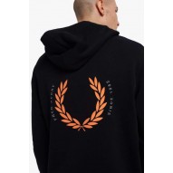 Fred Perry M2645 Negro| Sudadera Hombre