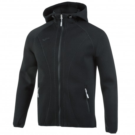 Joma Softshell Capucha Basilea Negro | Hombre