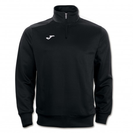 Joma Sudadera Faraon Negro Media Cremallera | Hombre