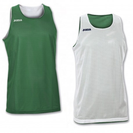 Joma Camiseta Reversible Aro Verde-Blanco S/M | Unisex