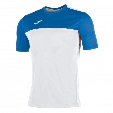 Joma Camiseta Winner Blanco-Royal M/C | Hombre