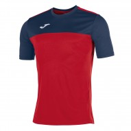 Joma Camiseta Winner Rojo-Marino M/C | Hombre