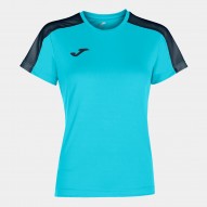 Joma Camiseta Academy Turquesa Fluor-Marino M/C | Mujer