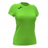 Joma Camiseta Manga Corta Record Ii Verde Flúor | Mujer