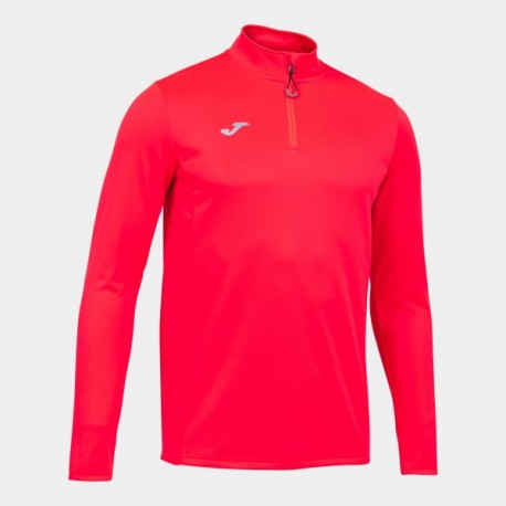 Joma RUNNING NIGHT SWEATSHIRT FLUOR CORAL | Hombre  |  Ref.: 102241.040