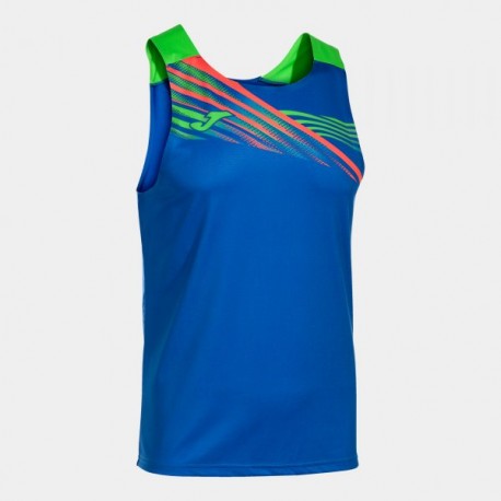 Joma ELITE X SLEEVELESS SHIRT ROYAL FLUOR GREEN | Hombre  |  Ref.: 103102.722