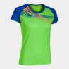 Joma ELITE X SHORT SLEEVE T-SHIRT FLUOR GREEN ROYAL | Mujer |  Ref.: 901811.027