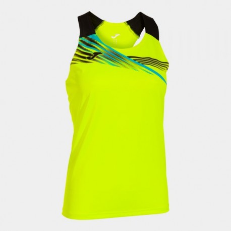 Joma ELITE X TANK TOP FLUOR YELLOW BLACK | Mujer |  Ref.: 901812.061