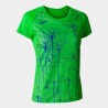 Joma ELITE IX SHORT SLEEVE T-SHIRT FLUOR GREEN | Mujer |  Ref.: 901647.027