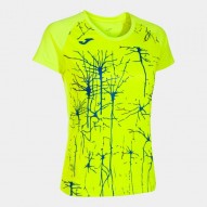 Joma ELITE IX SHORT SLEEVE T-SHIRT FLUOR YELLOW | Mujer |  Ref.: 901647.067