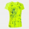 Joma ELITE IX SHORT SLEEVE T-SHIRT FLUOR YELLOW | Mujer |  Ref.: 901647.067