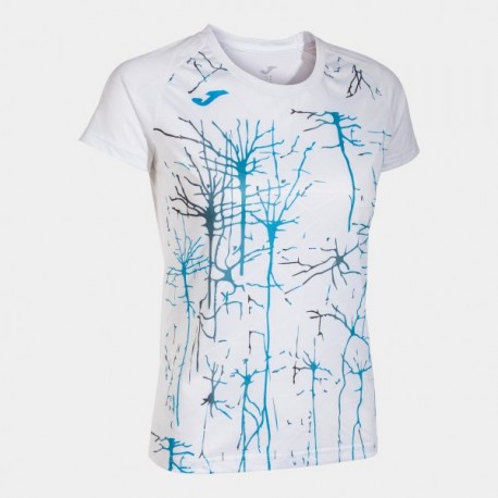 Joma ELITE IX SHORT SLEEVE T-SHIRT WHITE | Mujer |  Ref.: 901647.216