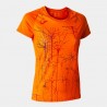 Joma ELITE IX SHORT SLEEVE T-SHIRT ORANGE | Mujer |  Ref.: 901647.886