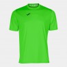 Joma Camiseta Combi Verde Fluor M/C | Hombre