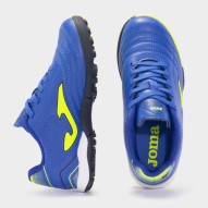 Joma TOLEDO JR 2404 Turf AZUL AMARILLO| Bota Turf Junior