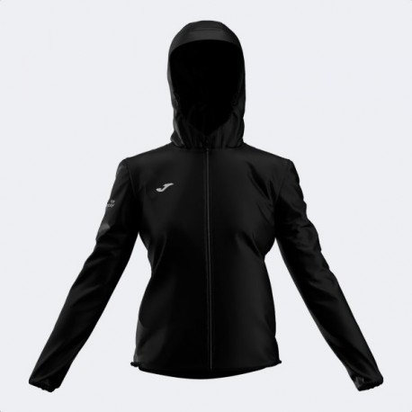Joma R-City Iconic Raincoat Black   | Mujer