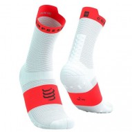 Compressport  Pro Racing Socks V4.0 Run High Sodalite/Fluo Blue | Calcetín Unisex