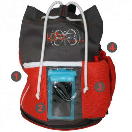 KZOOMI MOCHILA RED