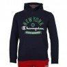 CHAMPION SUDADERA HOODED JUNIOR AZUL/VERDE