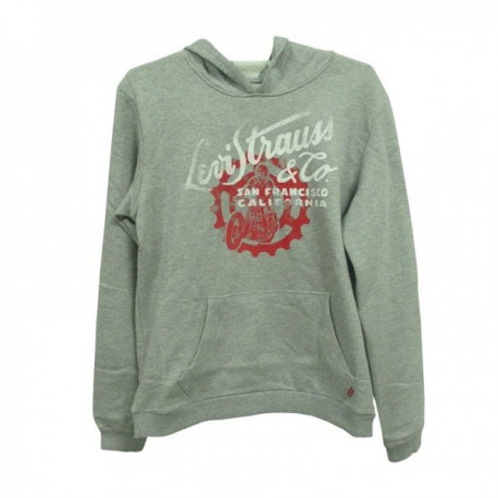 LEVI'S SUDADERA CAPUCHA SAN FRANCISCO SWEAT CAP LS NIÑO GRIS