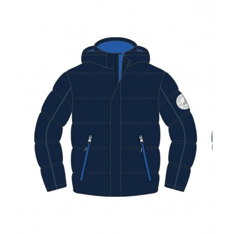 CHAQUETA COLLEGE ANORACK NIÑO AZUL MARINO