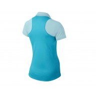 NIKE CAMISETA TENIS POLO HAUT SPHERE MUJER CELESTE