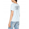Vans WM Full Patch Crew - Camiseta mujer azul
