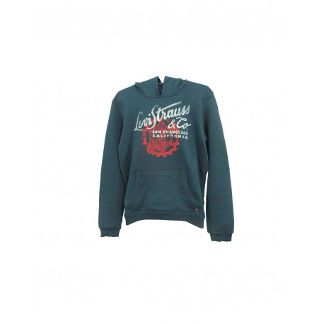 LEVI'S SUDADERA CAPUCHA SAN FRANCISCO SWEAT CAP LS NIÑO AZUL MARINO