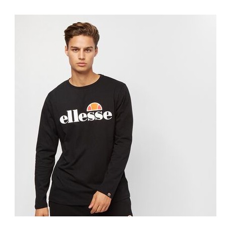 Ellesse SL GRAZIE LS T-SHIRT Negro | Camiseta Hombre